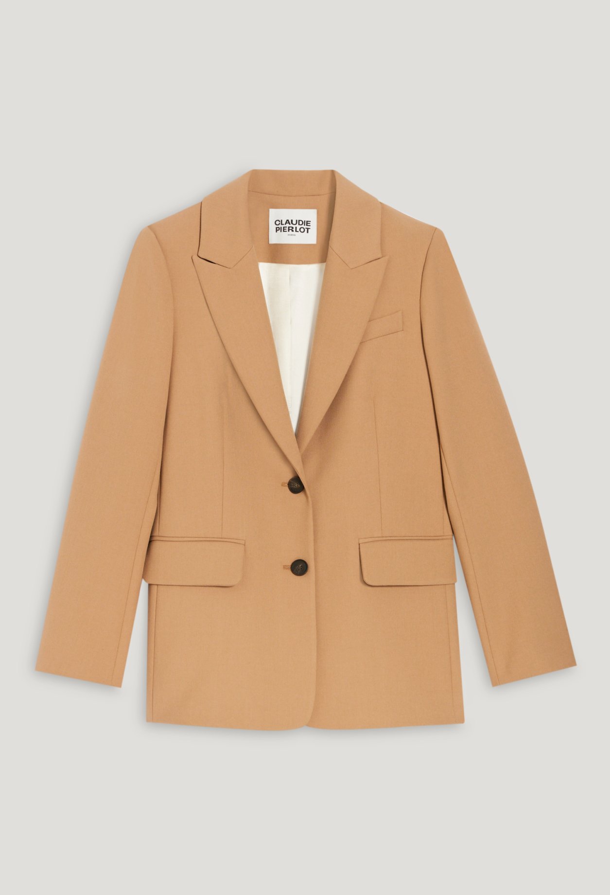 Veste tailleur camel