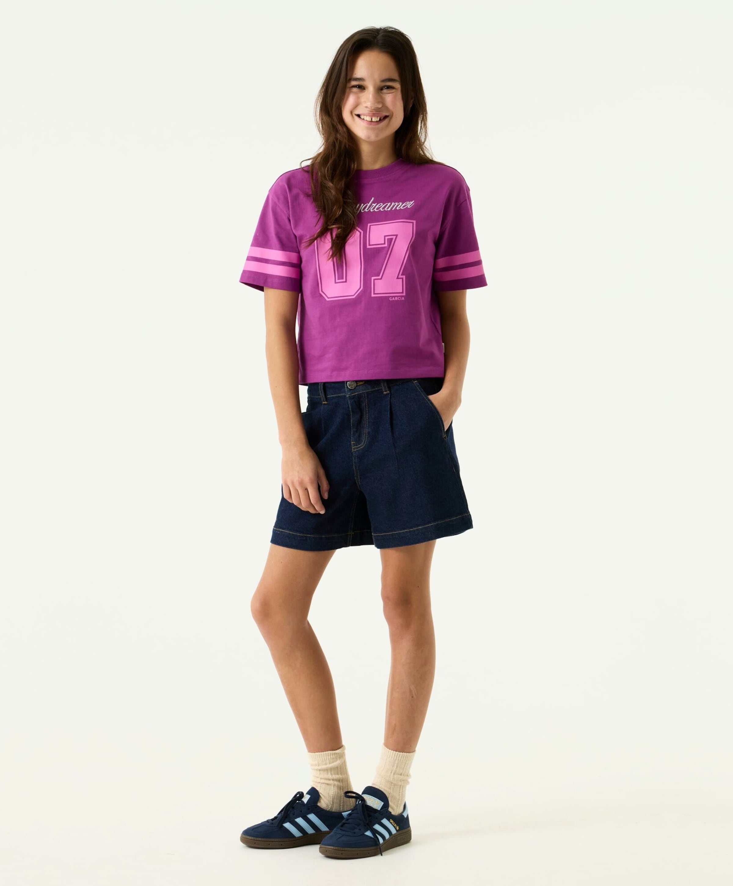 Garcia Meisjes T-shirt roze