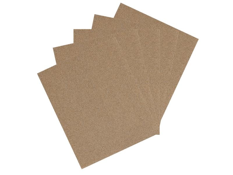 FTM Schleifpapier Flint P40, 5 Stück Schleifpapierbogen 230 x 280 mm