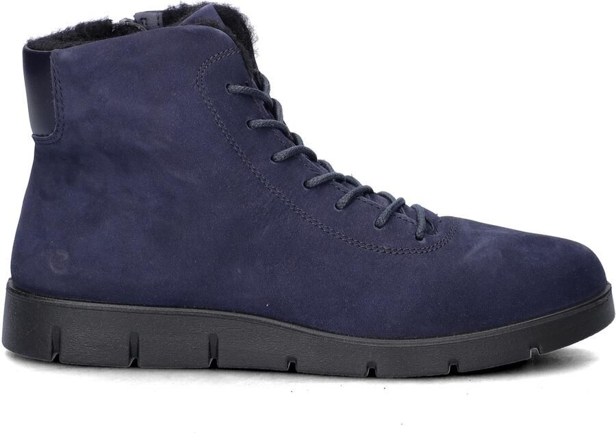 ECCO Bella Winter Veterboots blauw Nubuck