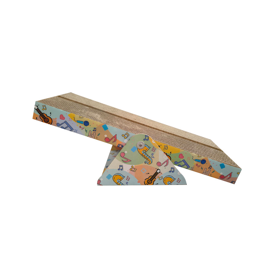 Arranhador de papelão engraçado para gatos da Catshion