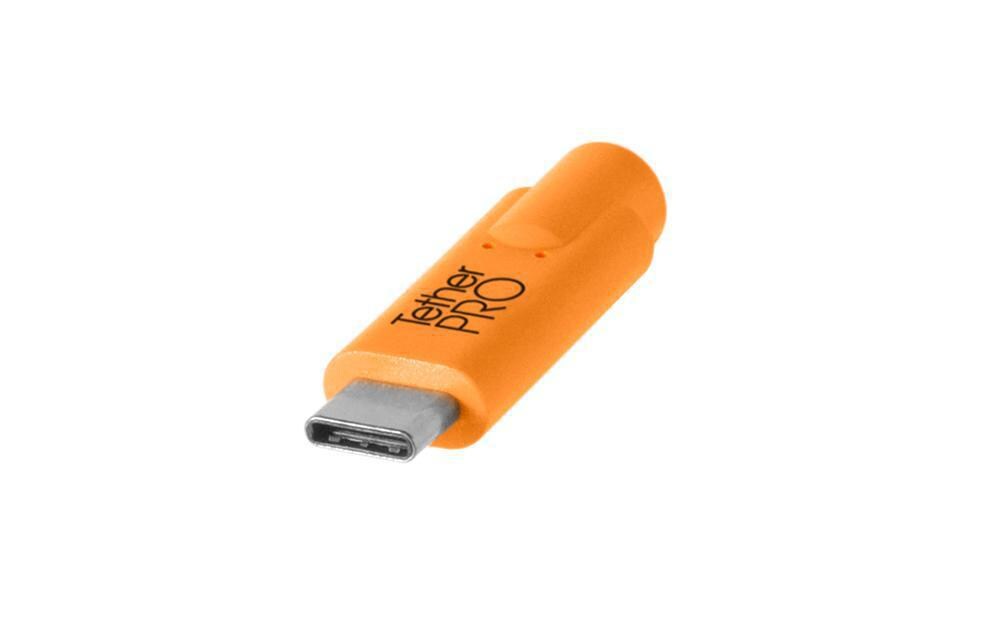 Kabel TetherPro USB-C / USB-C 4.6 Meter – orangeVerbindungskabel USB-C zu USB-C, 4.6 Meter