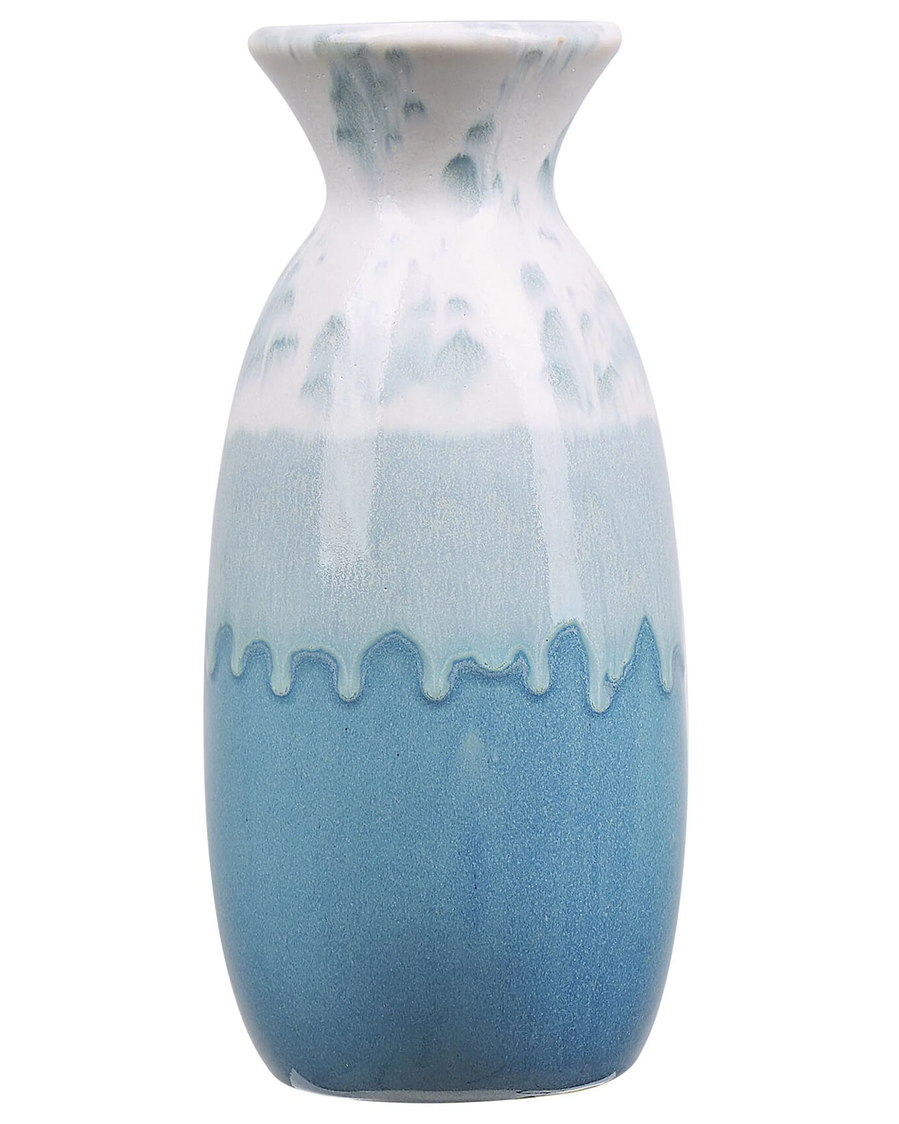 Bloemenvaas CHALCIS Steengoed 25 cm Blauw