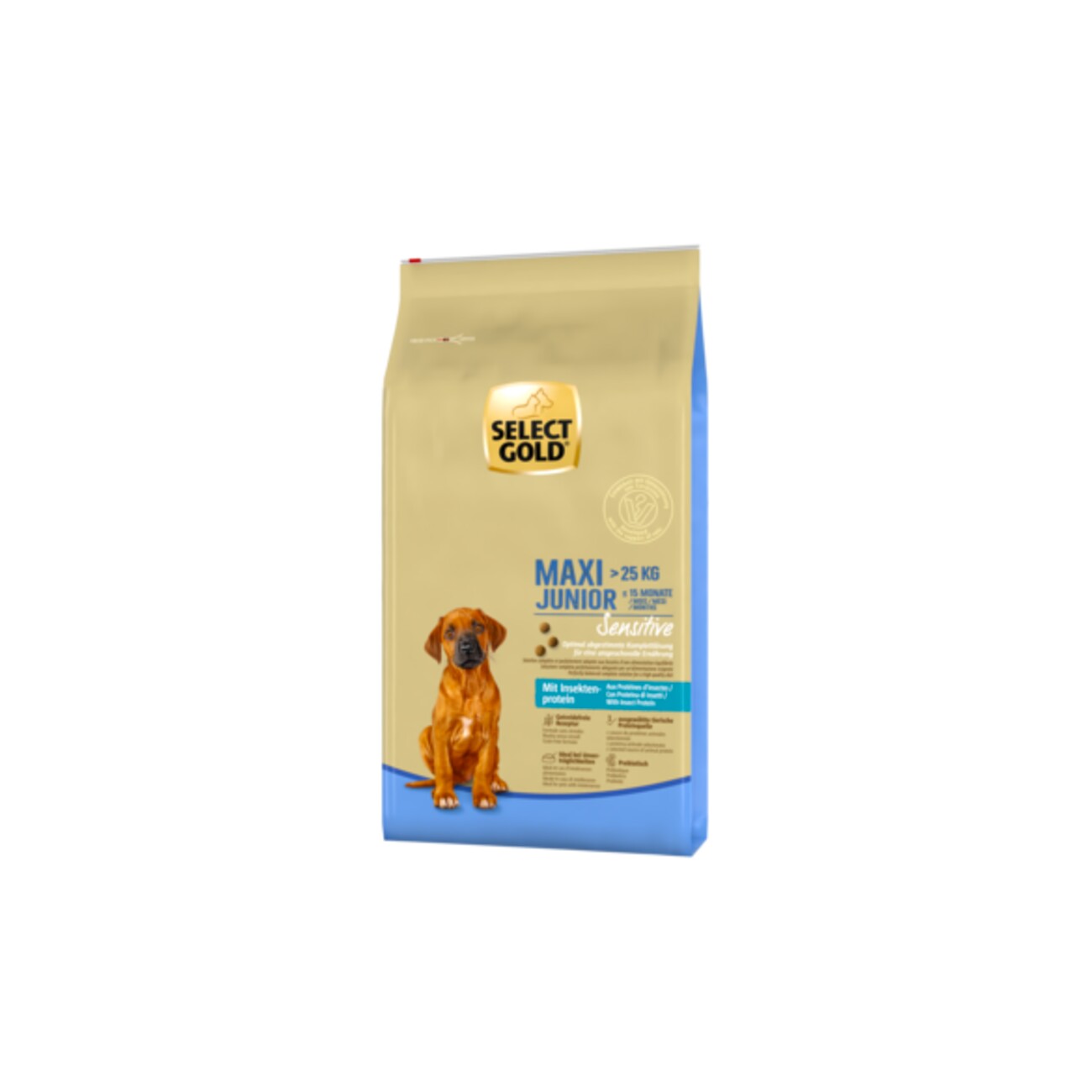 SELECT GOLD Sensitive Maxi Junior Insekt 12kg 12 kg