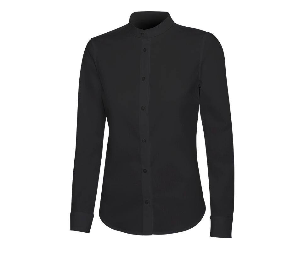 VELILLA V5015S - CHEMISE FEMME COL MAO