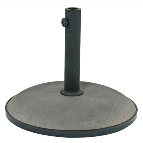 Pied de parasol - béton - 25 kg - gris