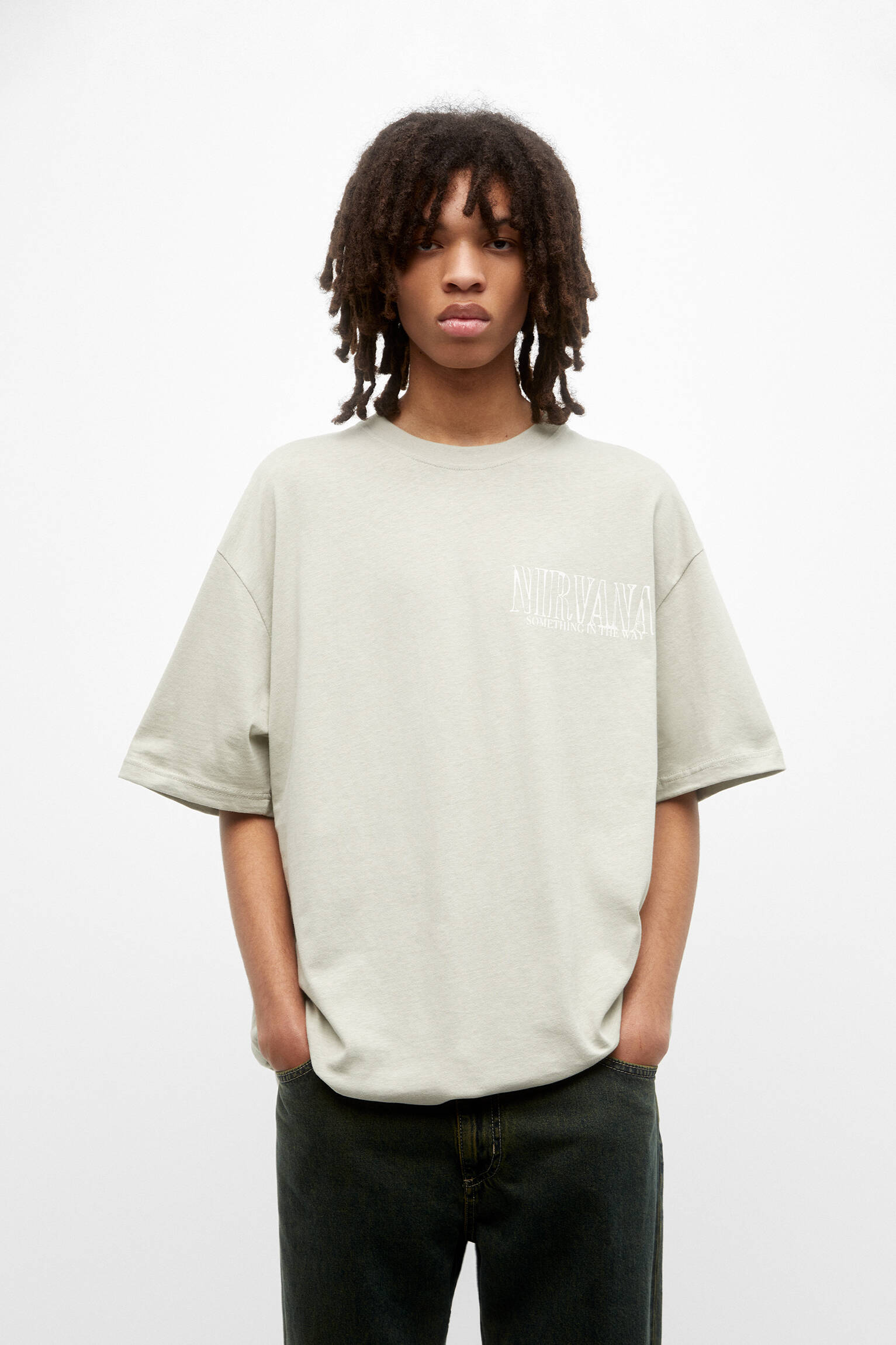 CAMISETA NIRVANA - VERDE CLARO
