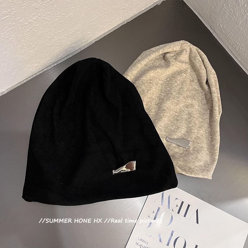 Cap Station - Metalen accent slouchy muts