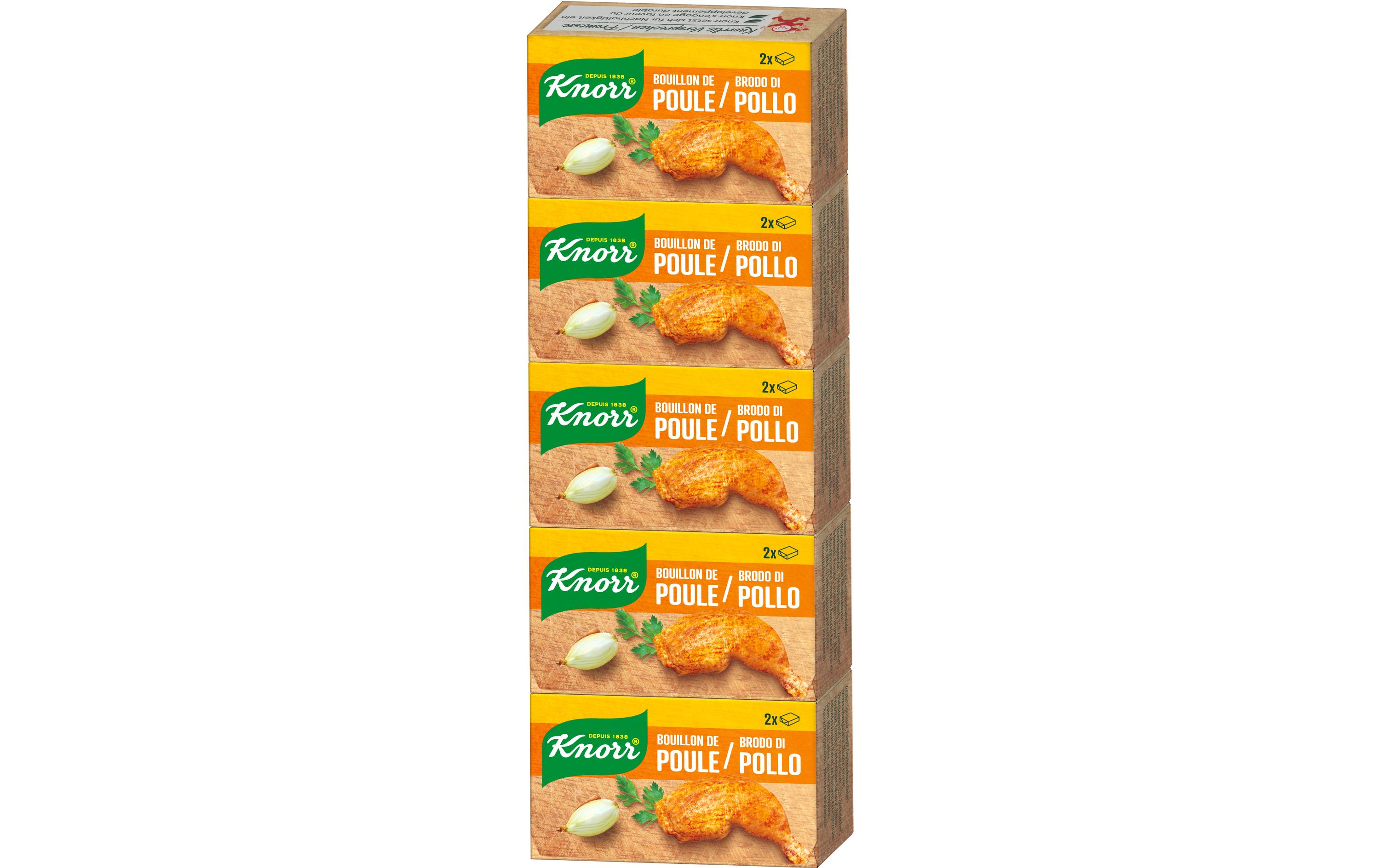 Hühner Bouillon Stange 5 x 2 WürfelBouillon mit Pouletgeschmack