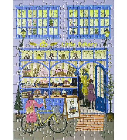 Vissevasse Puslespil - 15x21 cm - 150 Brikker - Little Bakery