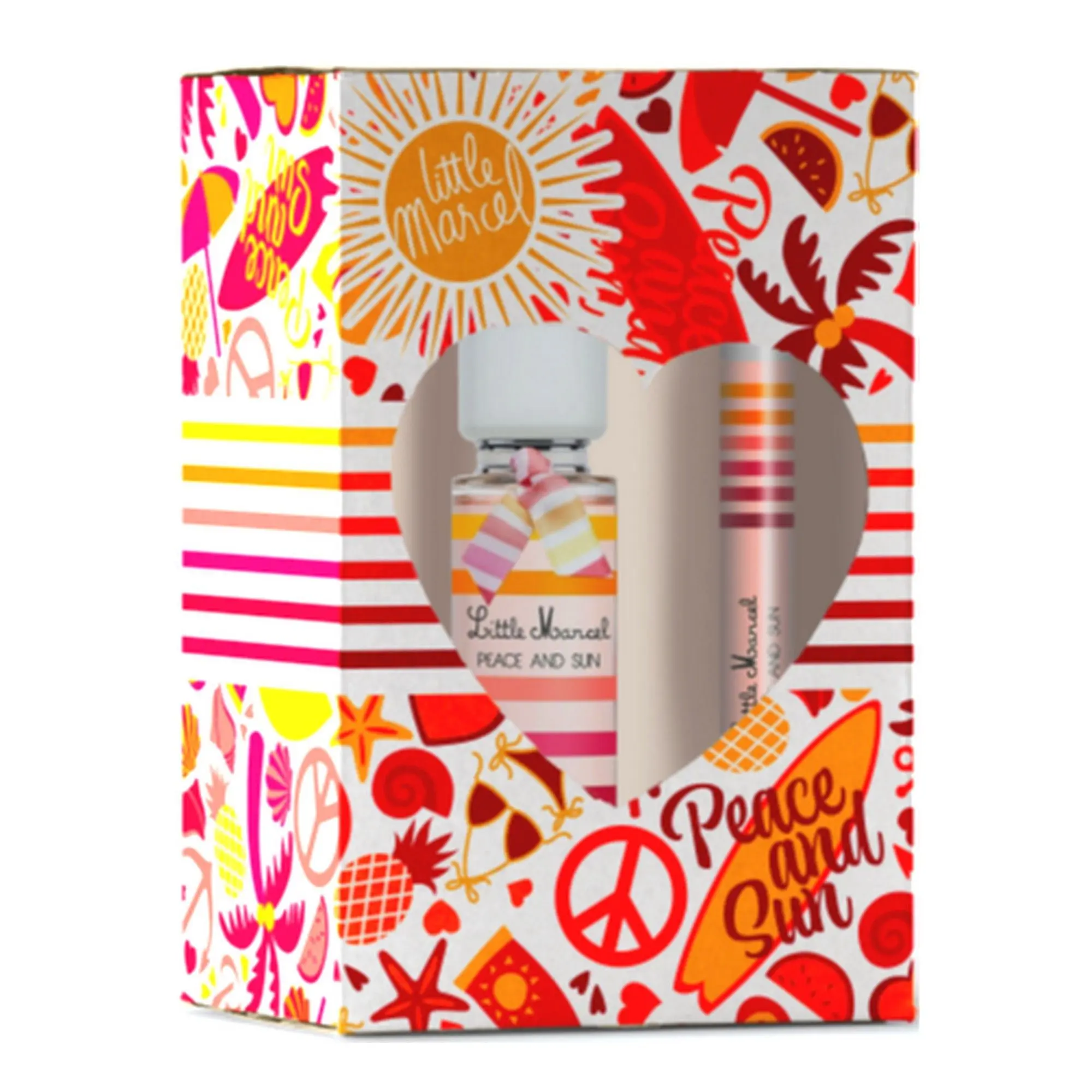 Little Marcel - Coffret Peace And SunEau de toilette 30ml & Vaporisateur de sac 10ml- Coffret enfant