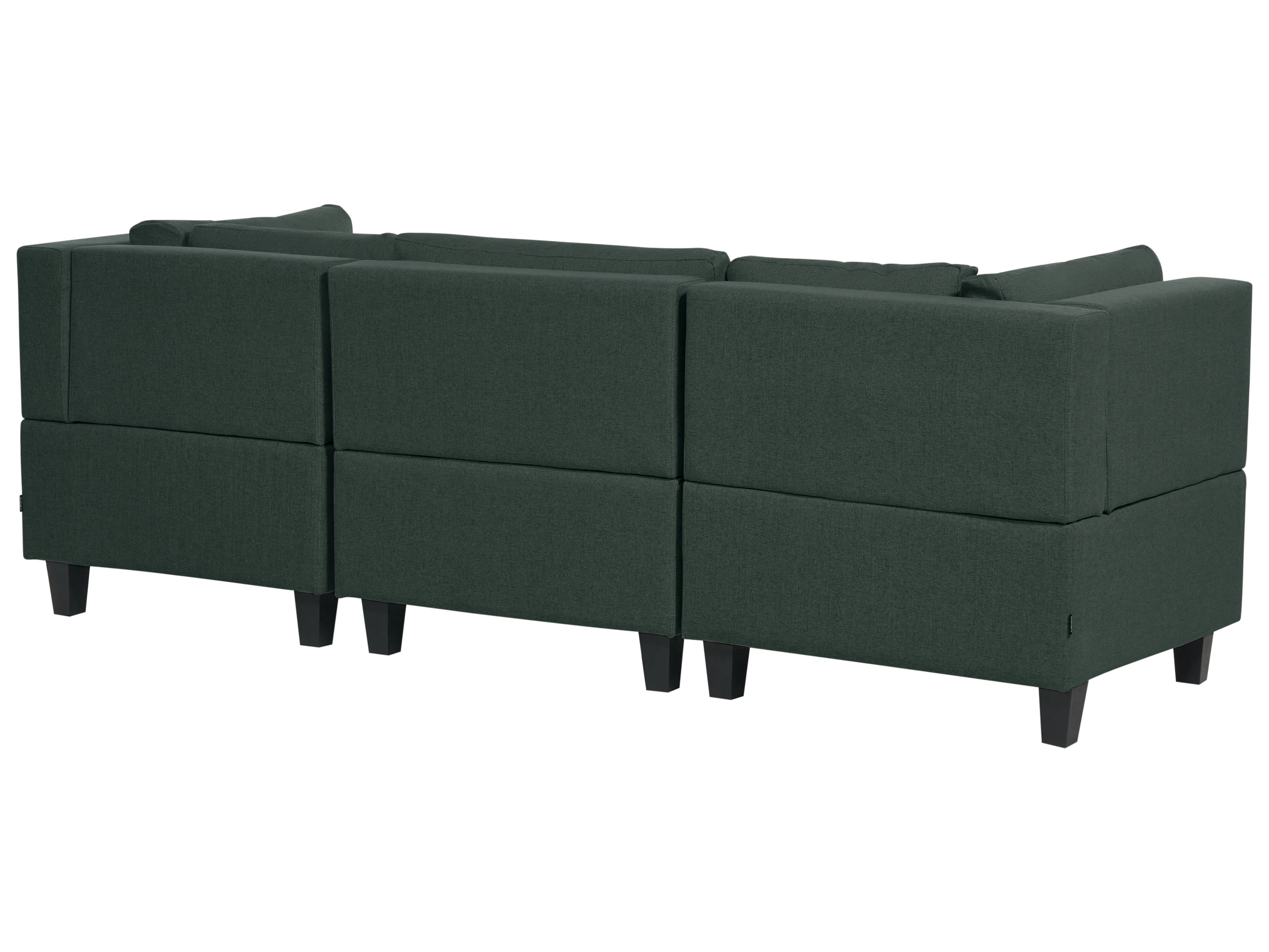 Modulaire bank 3-zits UNSTAD Stof Donkergroen