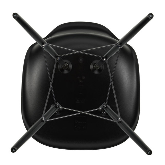 Eetkamerstoel DSW Deep black RE esdoorn zwart
