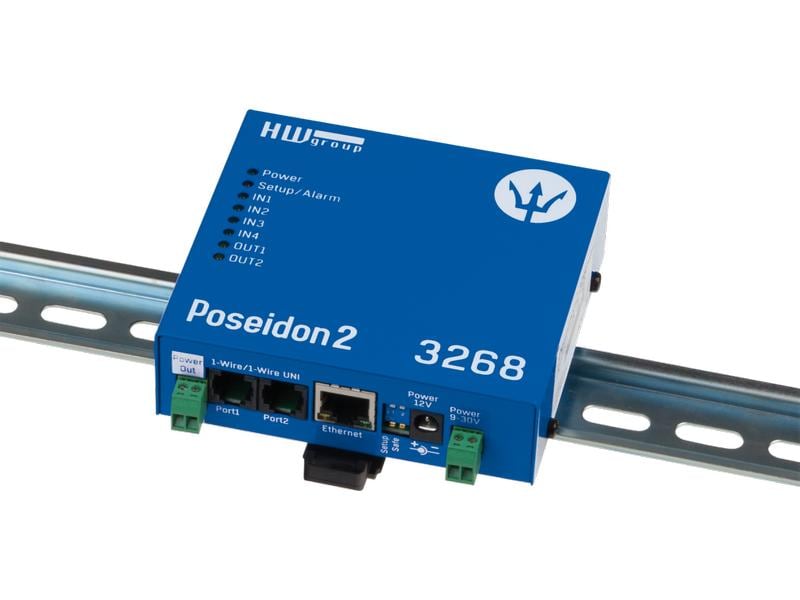 HWgroup Poseidon2 3268 Tset Poseidon2 Zentrale mit integriertem Webserver