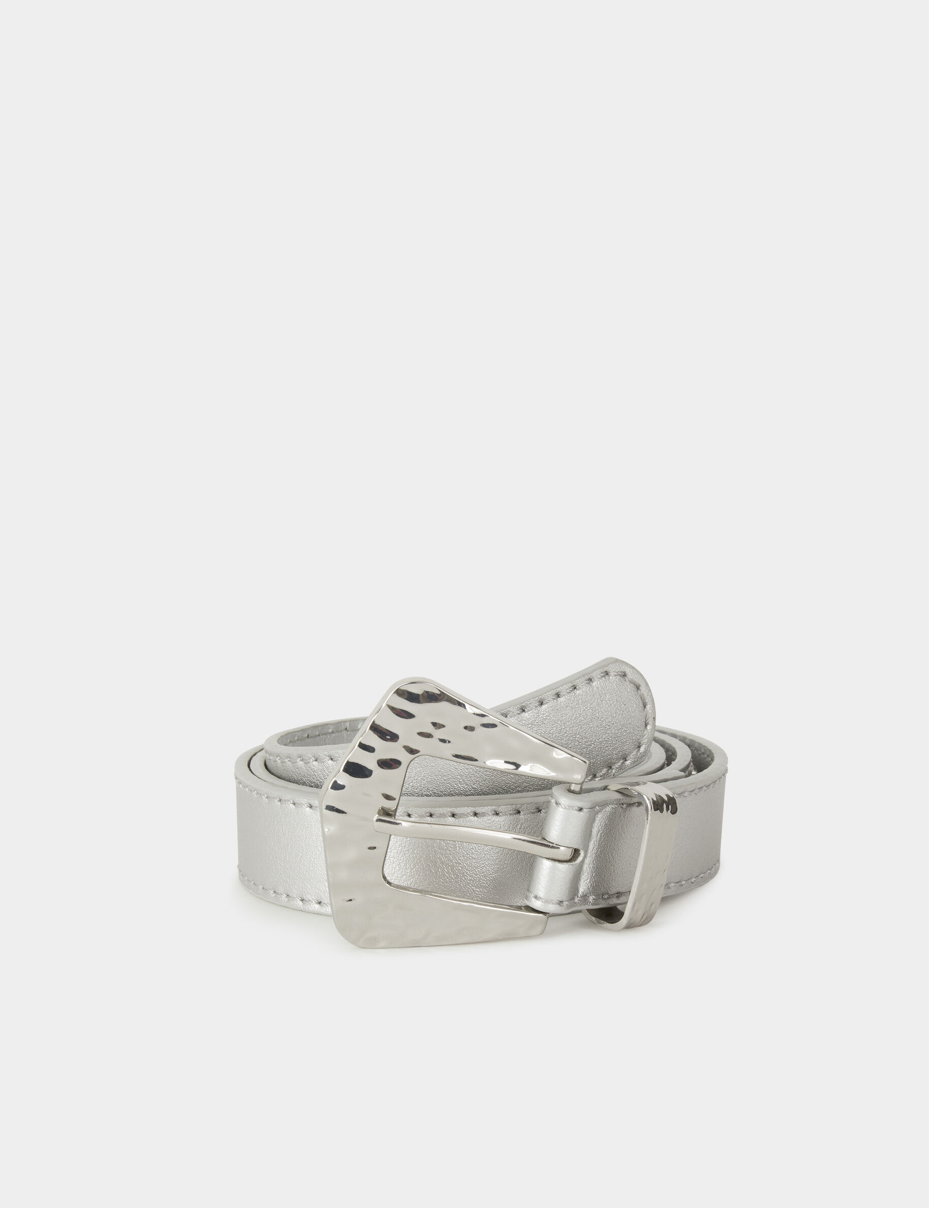 Ceinture avec MORGAN en strass argente femme - argente