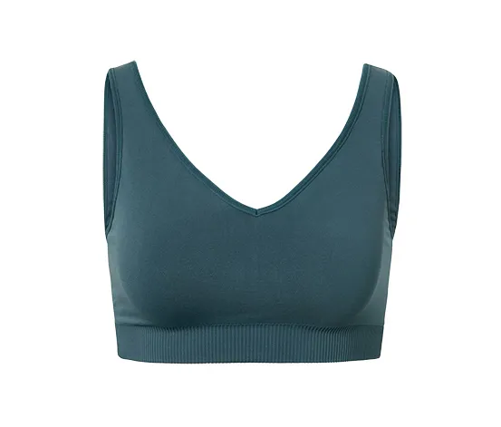 Seamless-Sport-Bustier, grün