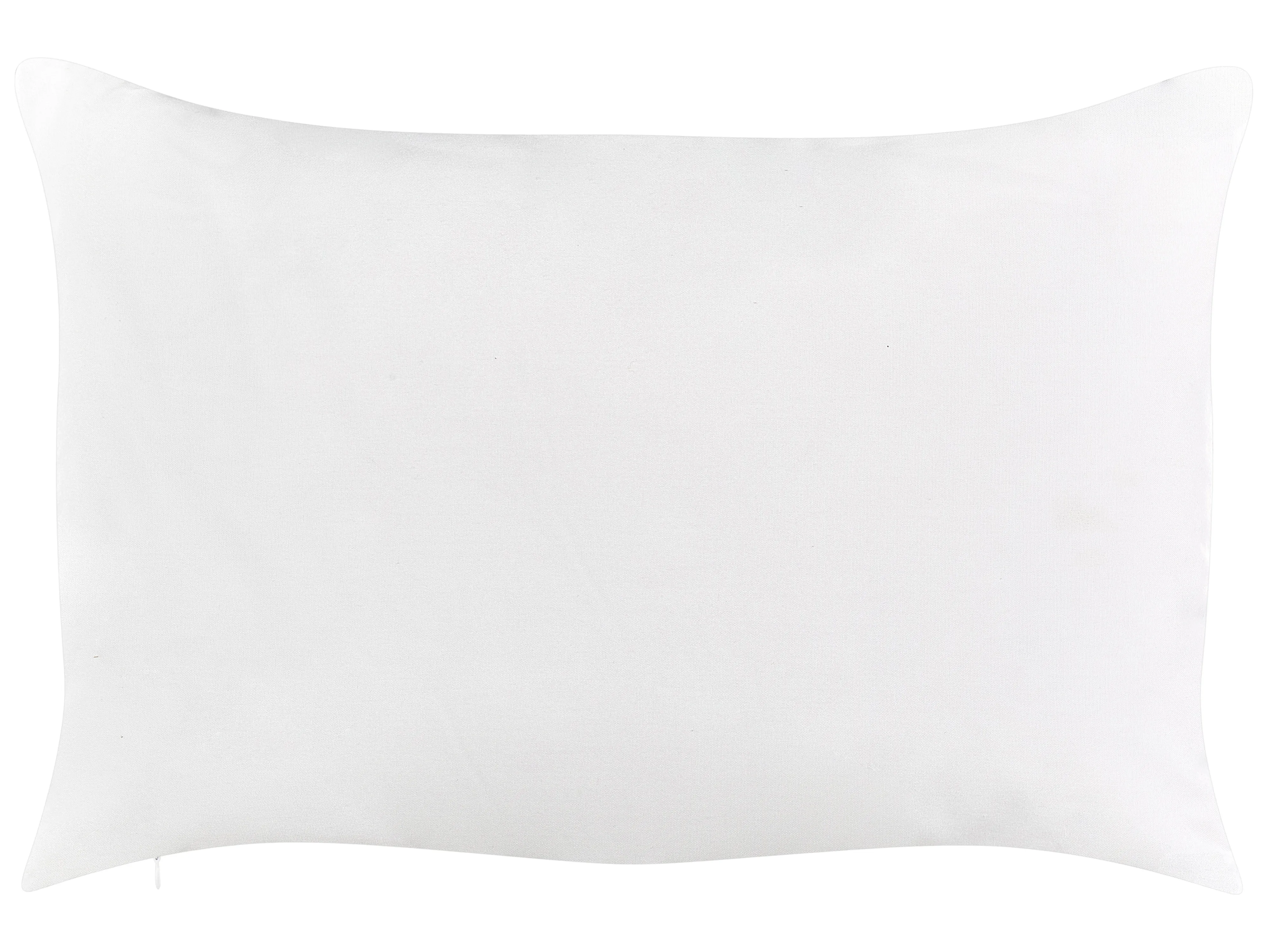 Set van 2 tuinkussens BUSSANA bladpatroon 40 x 60 cm Groen