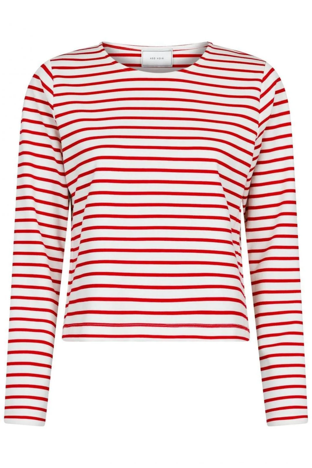 Neo Noir Claudio Stripe Blouse red