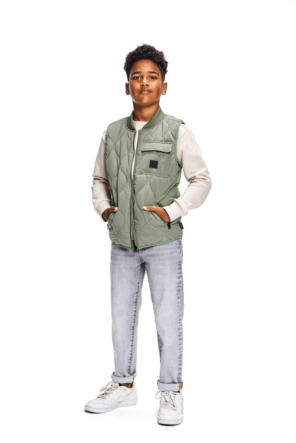Retour Jeans bodywarmer Boyd armygroen