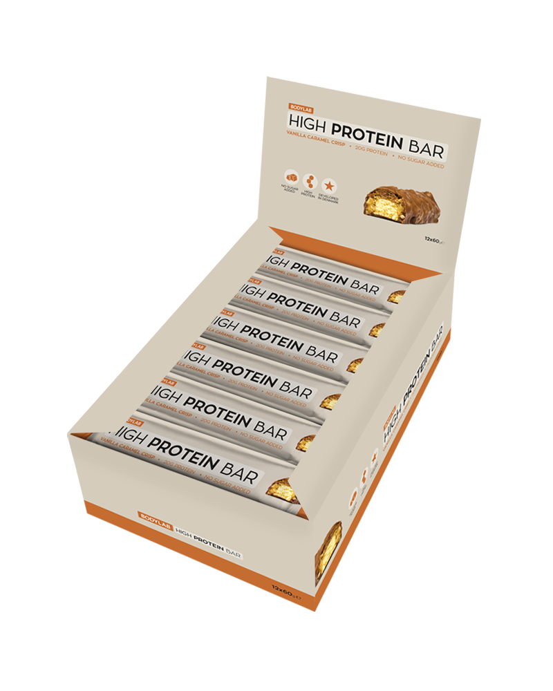 Bodylab Superior High Protein Bar Vanilla Caramel Crisp 12x60g