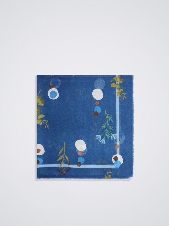 Pañuelo Estampado - Azul