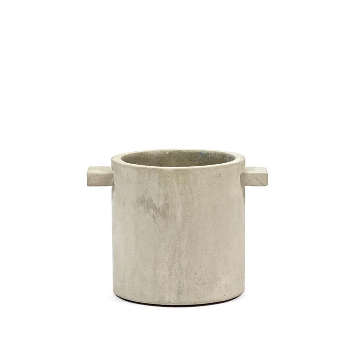 Serax - Concrete Übertopf, Ø 15 x H 15 cm, grau