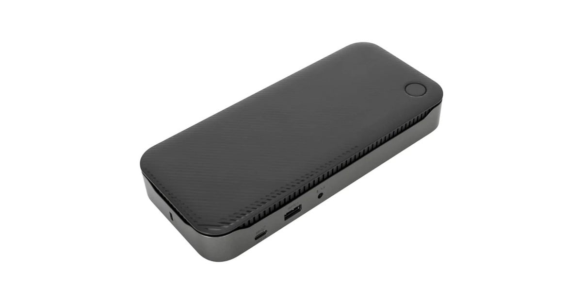 TargusUSB-C Hybrid/Universal 4K Quad Docking Station + 100W PD  (Zwart/zilver)