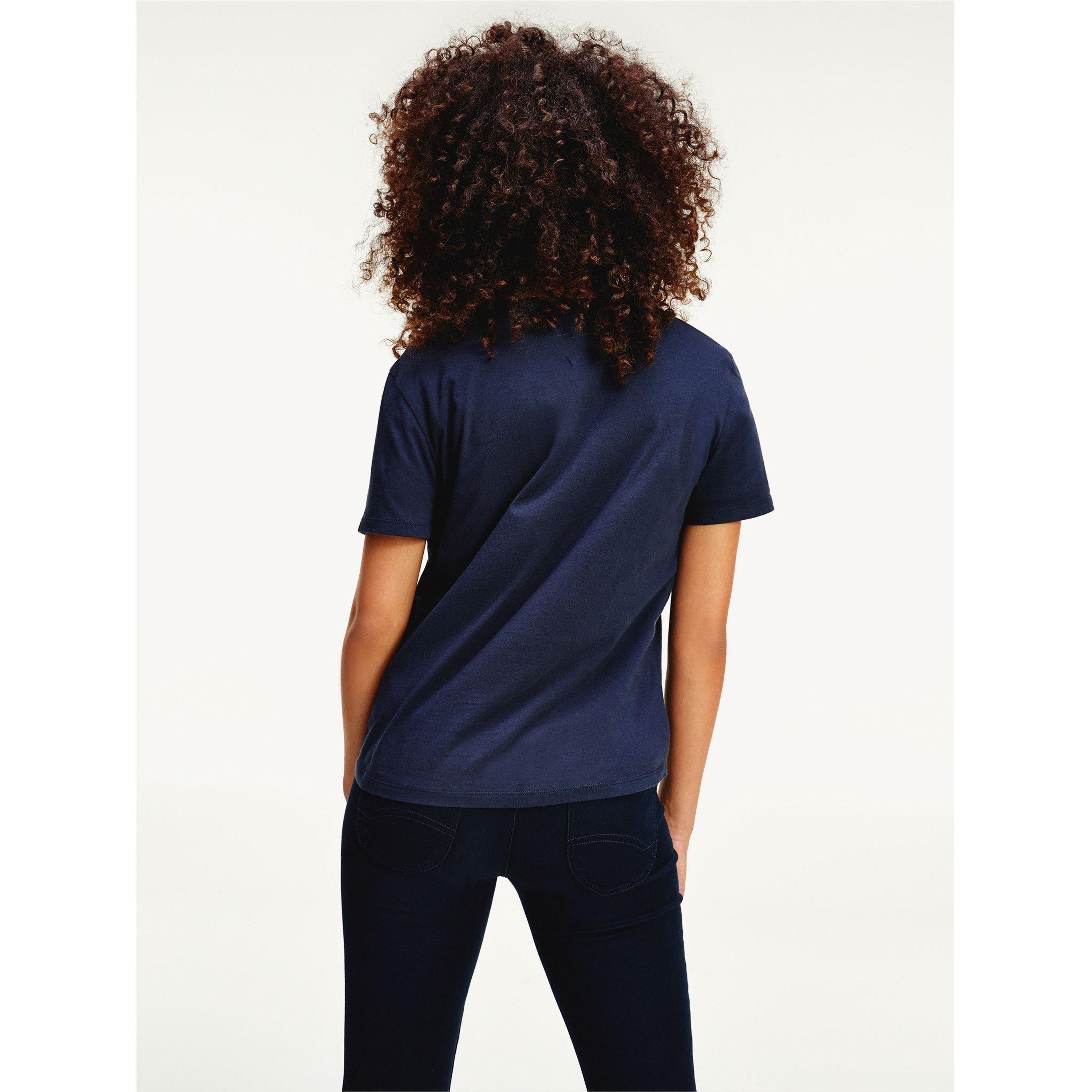 Tommy Jeans Slim V Neck T Shirt