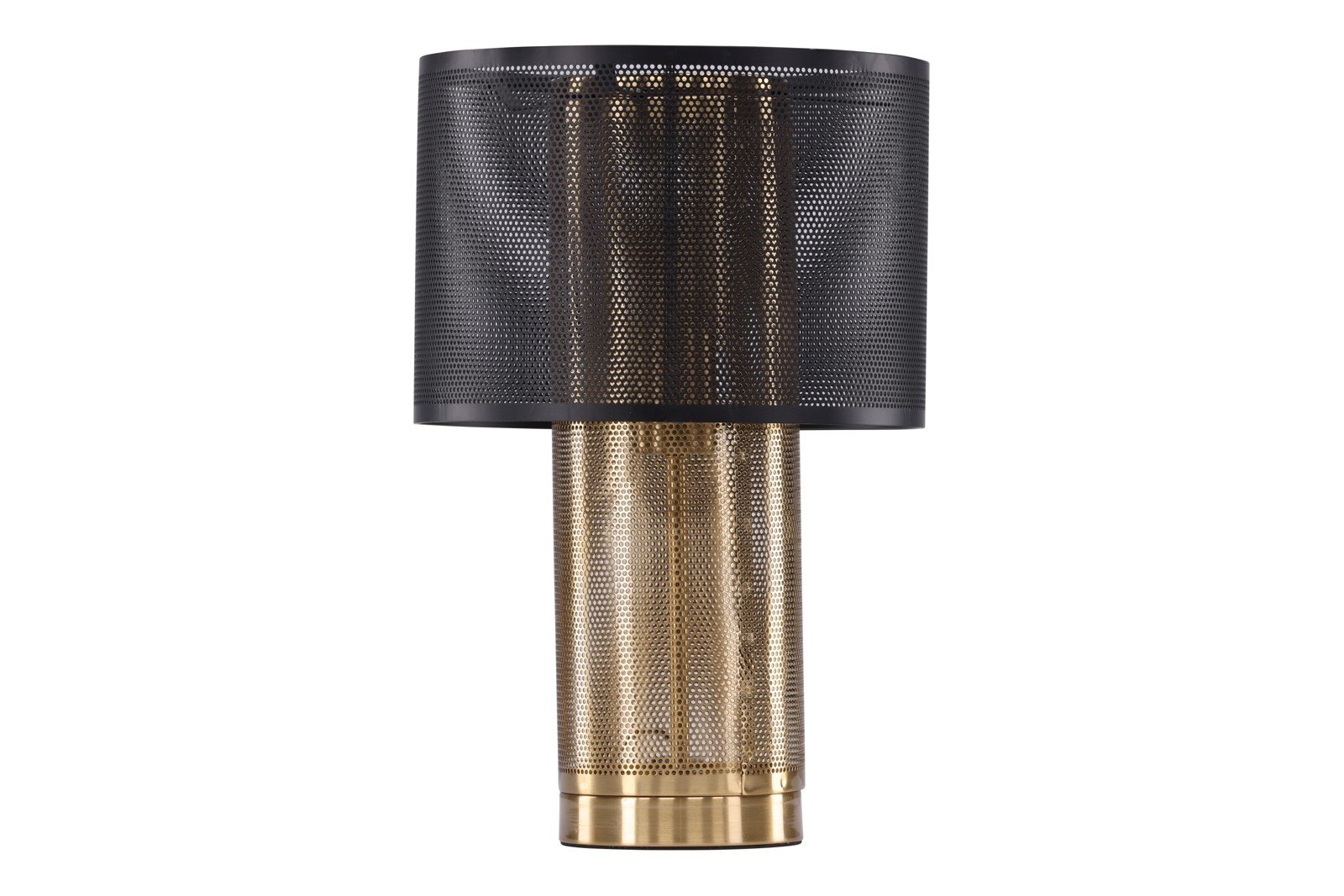 Gap bordlampe Gull/sort metall