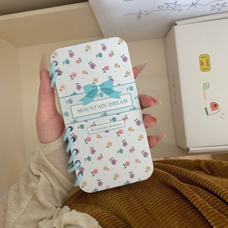 Fonekase - Bloemen Folio Telefoonhoesje - iPhone 16 Pro Max / 16 Pro / 16 Plus / 16 / 15 Pro Max / 15 Pro / 15 Plus / 15 / 14 Pro Max / 14 Pro / 14 Plus / 14 / 13 Pro Max / 13 Pro / 13 / 13 Mini
