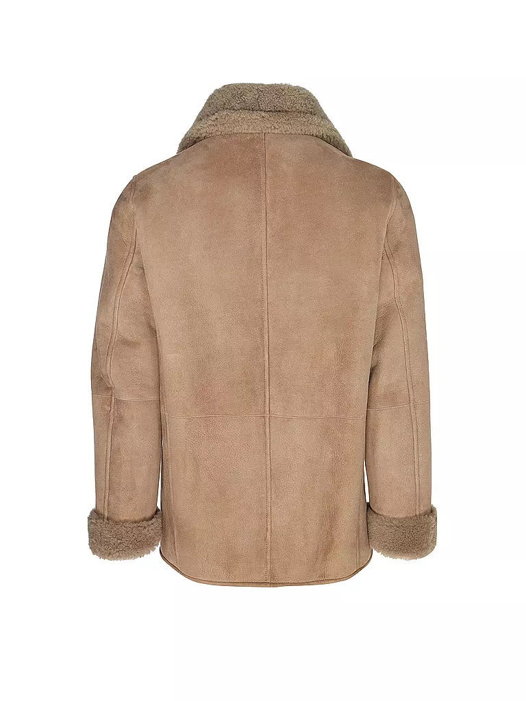 DRYKORN Shearling Jacke KONNO 10 braun