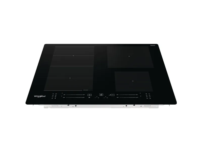 Whirlpool WF S7560 NE, Sort, Indbygget, 60 cm, Zone induktionskogeplade, Keramisk, 4 zone(s)