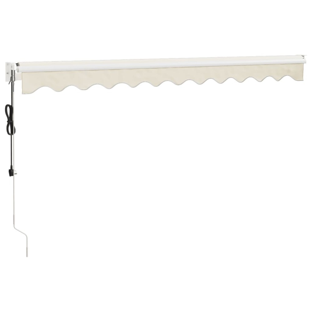 Auvent rétractable automatique crème 3x2,5 m