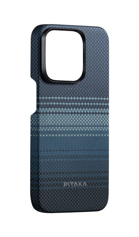 iPhone 15 Pro Max MagEZ 5 Case Fusion Weaving MagSafe Aramid Schutzhülle (KI1501MOM) - Moonrise (Blau / Schwarz)