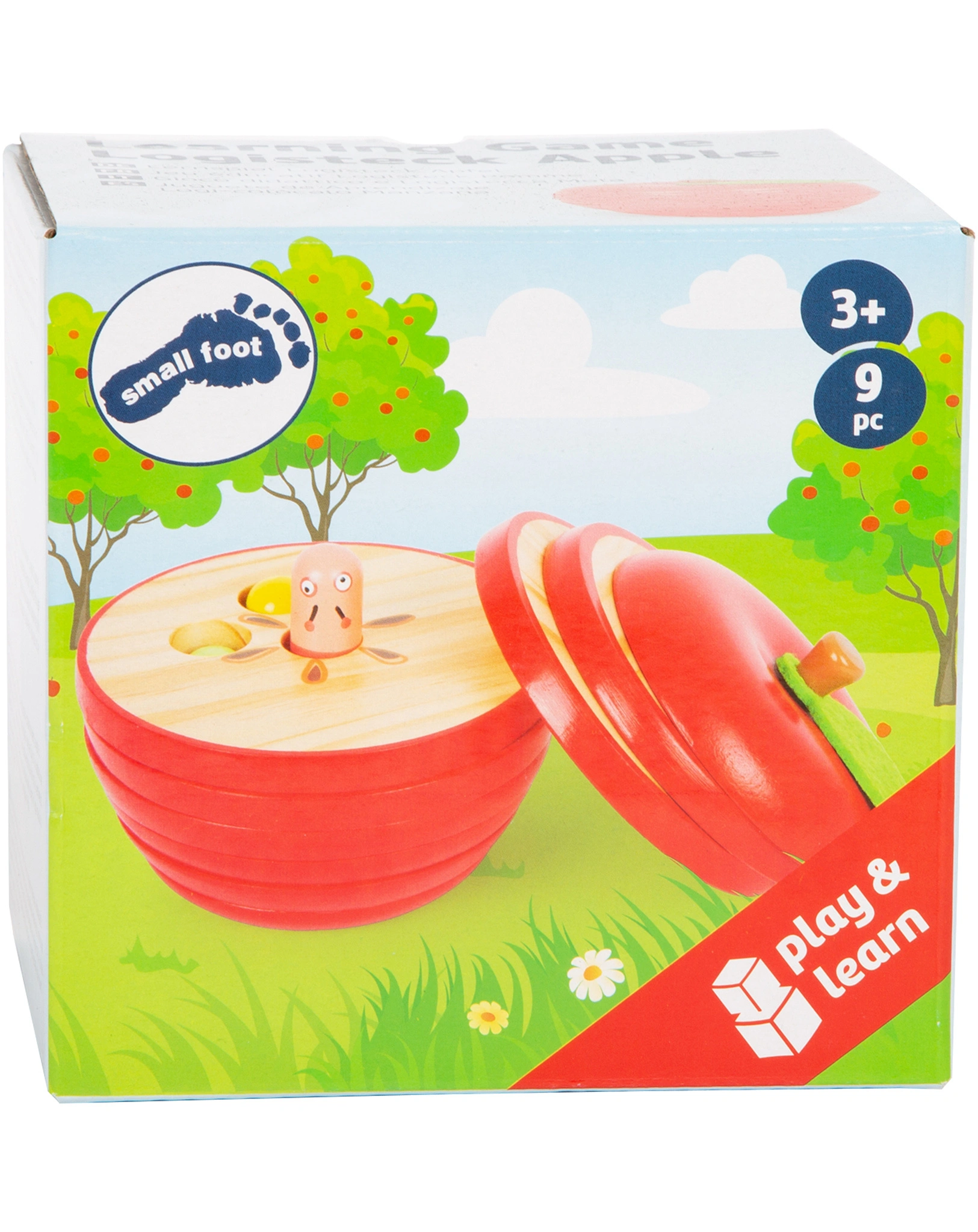 Lernspiel LOGISTECK APFEL aus Holz