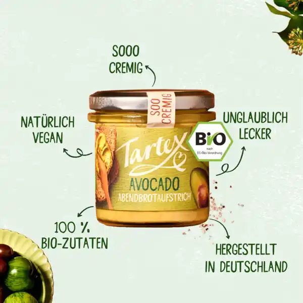 Bio Brotaufstrich Avocado