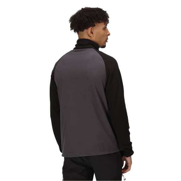Sweat polaire randonnée REGATTA ELSON II DKGREY/BLACK