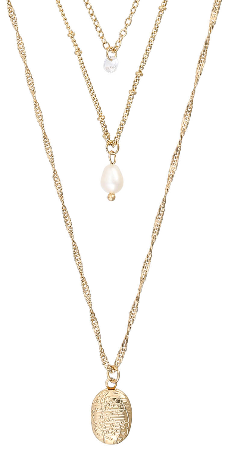 Layering Kette - Floral Amulet