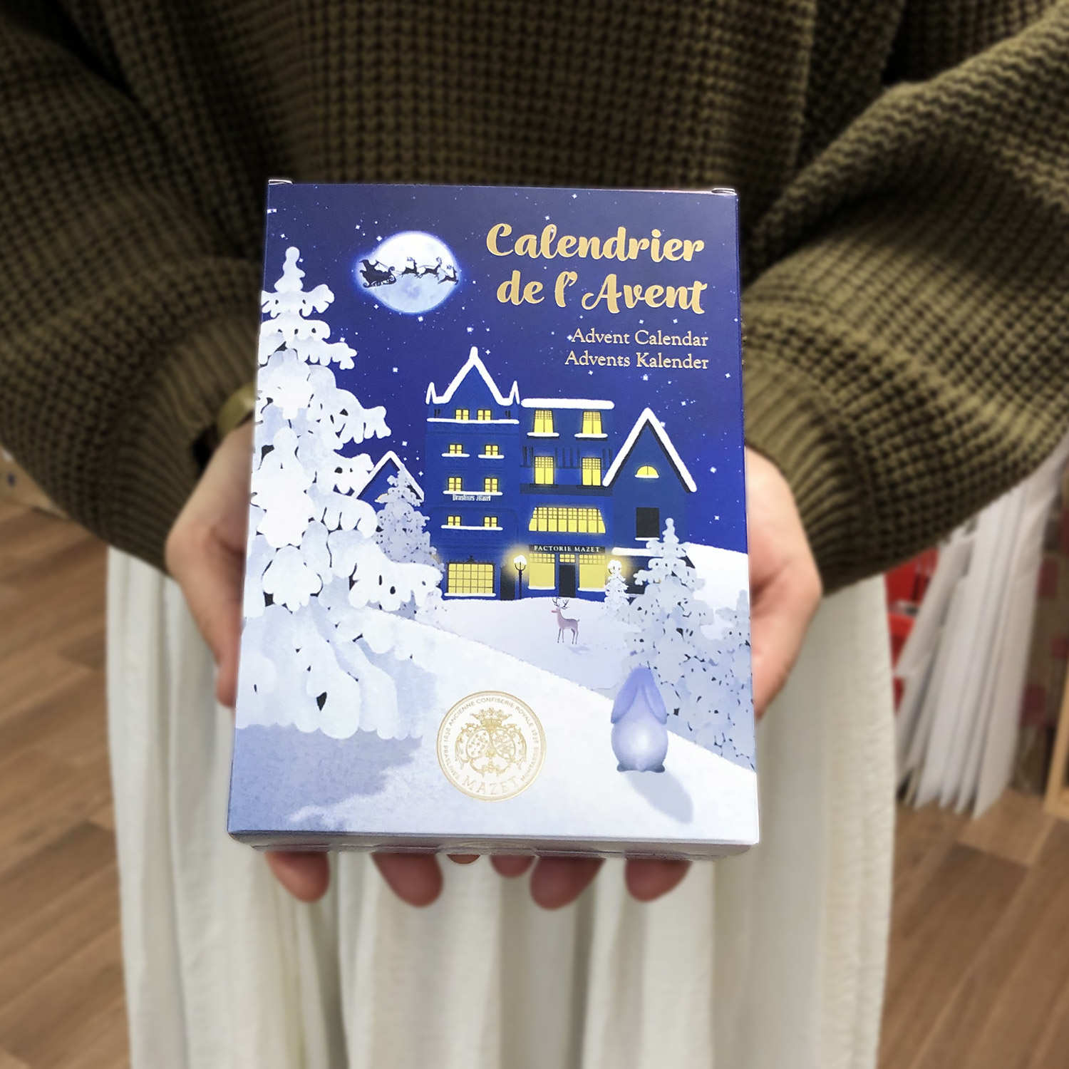 Calendrier de l'avent gourmand Mazet Confiseur