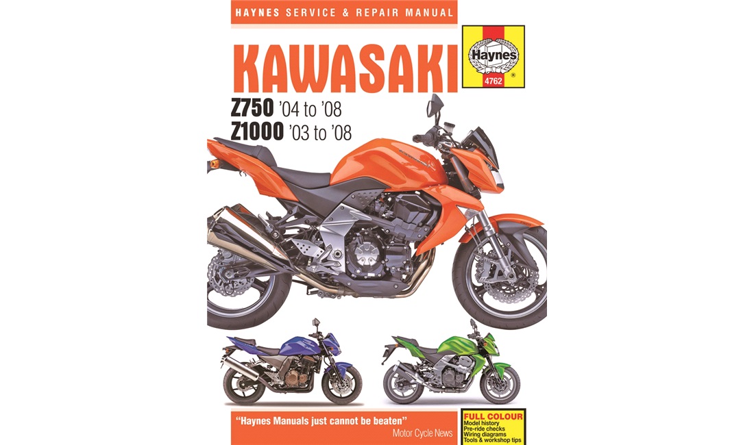 Værkstedshåndbog, Z750/1000 03-08