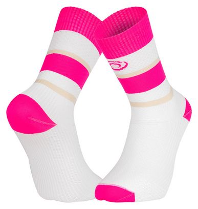 Chaussettes Bv Sport Light Haute Ibiza Blanc / Rose