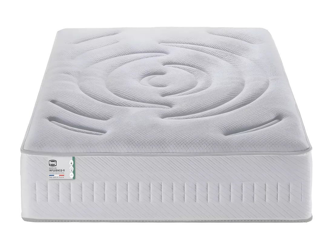 Influence-R - Matelas 100% ressorts et latex, accueil enveloppant - 90x190cm