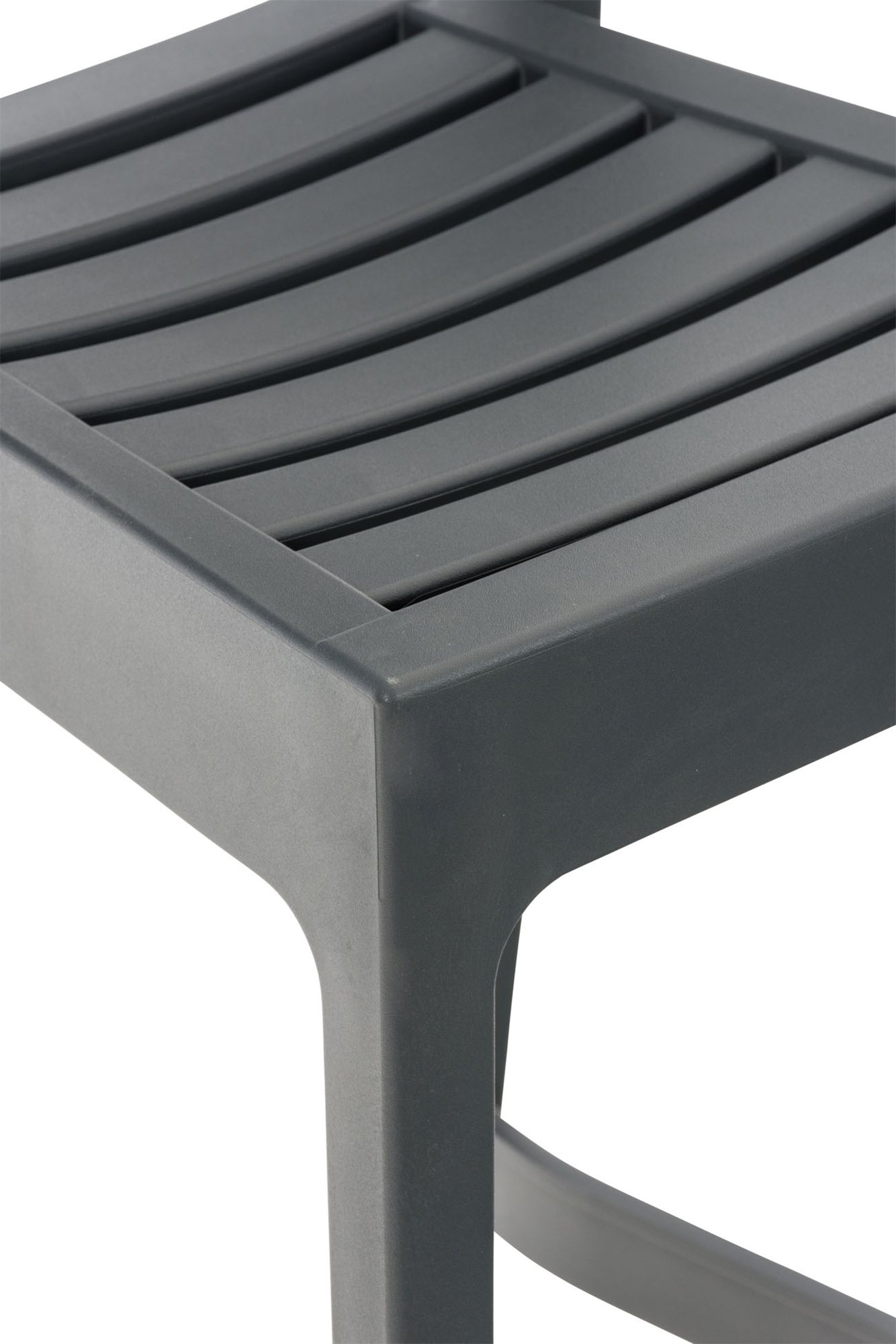 CLP 2er Set Outdoor-Barhocker Ares Mit Fußstütze I Stapelbare Tresenhocker In Rattan-Optik