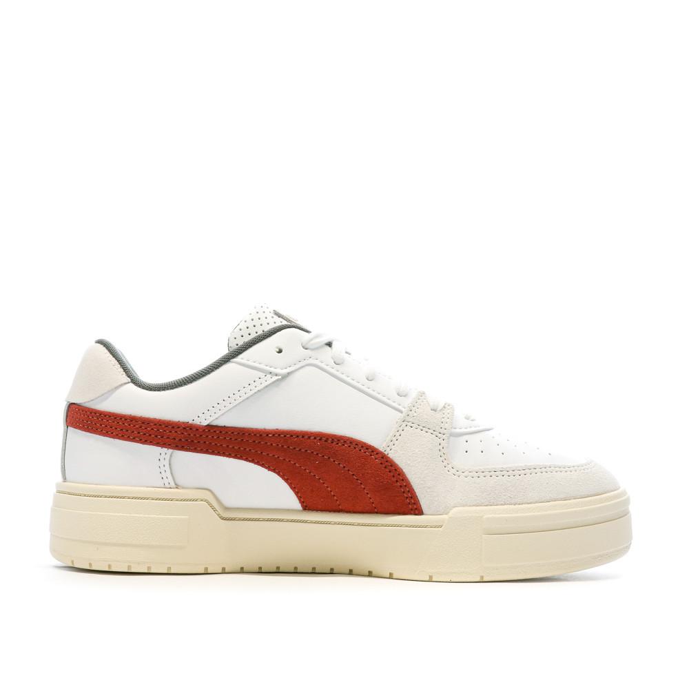 Puma Baskets Blanches/Orange Homme Puma League