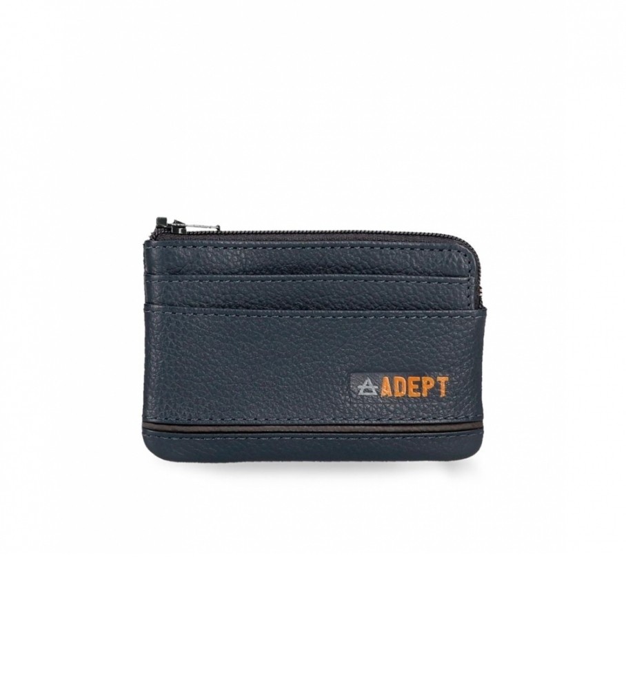 Bolsa Joumma Monedero Adept Kurt Azul -11x7x1,5cm-