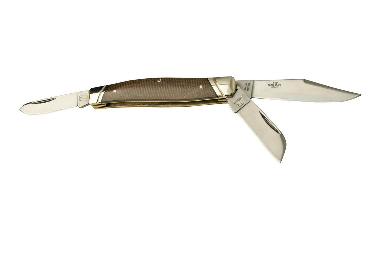 Rough Ryder Brown Burlap Stockman RR2334, zakmes