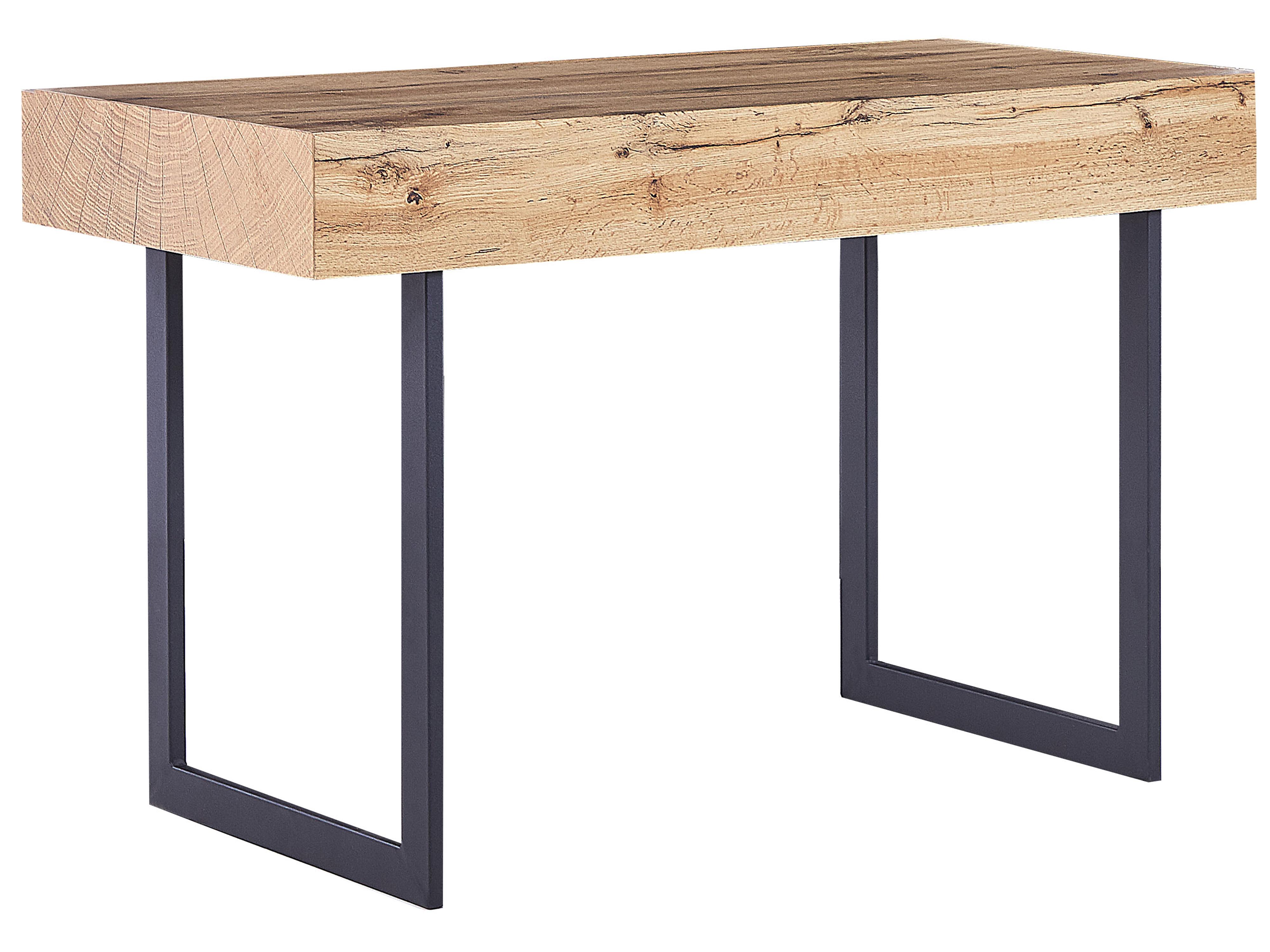 Bureau VIDA Lichtbruin 120 cm 55 cm met opbergruimte
