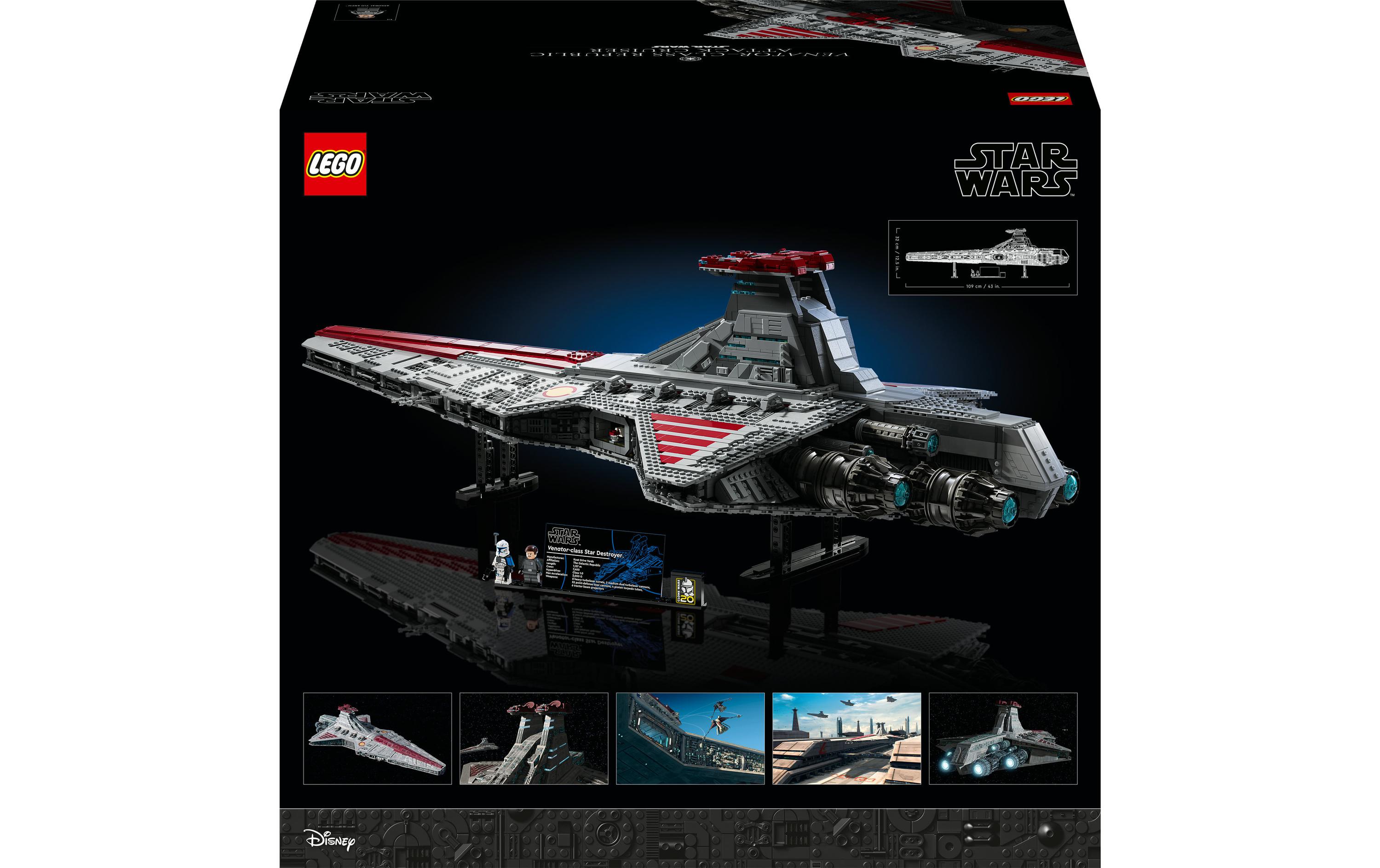 Star Wars Republikanischer Angriffskreuzer 75367<br>Sternenschiff zum Bauen und Ausstellen
