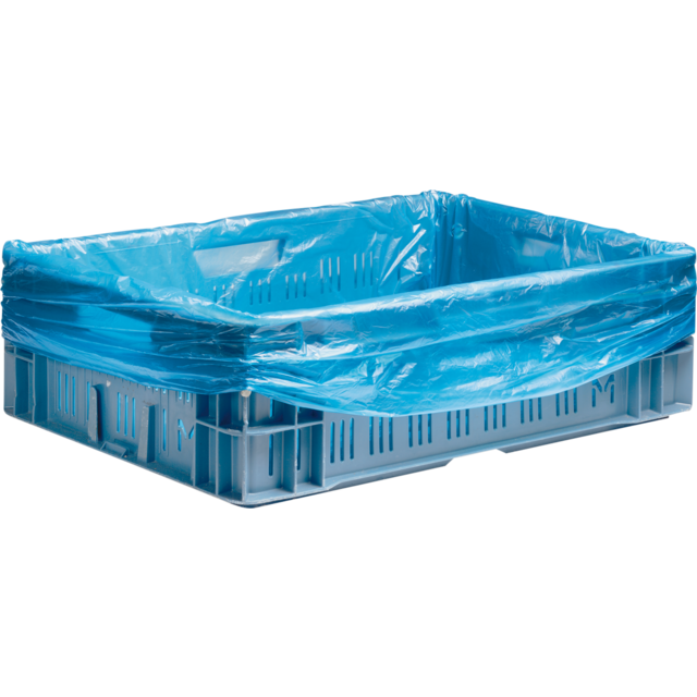 Zak, Kratzak, HDPE, 600/ 2x200x800mm, 8my, blauw