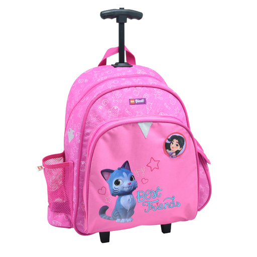 Mochila Escolar Con Ruedas Lego Emma Y Chico